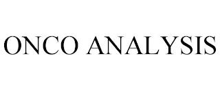 ONCO ANALYSIS trademark