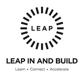 LEAP LEAP IN AND BUILD LEARN CONNECT ACCELERATE trademark