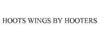 HOOTS WINGS BY HOOTERS trademark