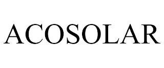 ACOSOLAR trademark