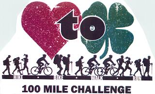 HIKE BIKE WALK RUN 100 MILE CHALLENGE trademark