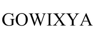 GOWIXYA trademark