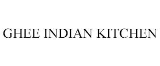 GHEE INDIAN KITCHEN trademark