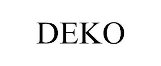 DEKO trademark