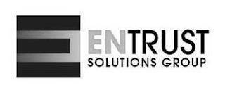 E ENTRUST SOLUTIONS GROUP trademark