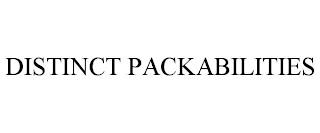 DISTINCT PACKABILITIES trademark