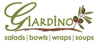 GIARDINO SALADS | BOWLS | WRAPS | SOUPS trademark