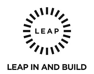 LEAP LEAP IN AND BUILD trademark