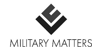 MILITARY MATTERS trademark