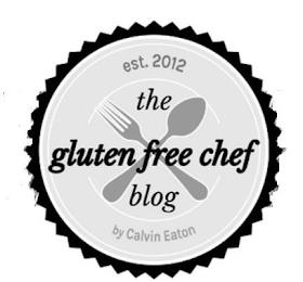 THE GLUTEN FREE CHEF BLOG EST. 2012 BY CALVIN EATON trademark