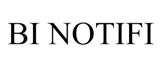 BI NOTIFI trademark