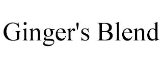 GINGER'S BLEND trademark