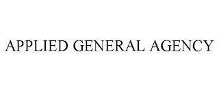 APPLIED GENERAL AGENCY trademark