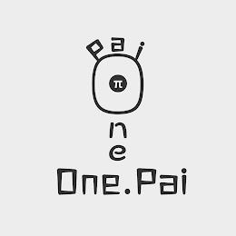 PAI ONE ONE.PAI trademark