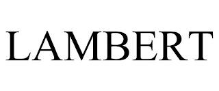 LAMBERT trademark