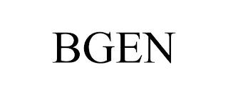 BGEN trademark