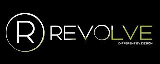 R REVOLVE DIFFERENT BY DESIGN trademark