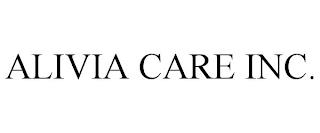 ALIVIA CARE INC. trademark