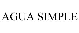 AGUA SIMPLE trademark