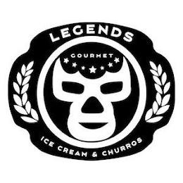 LEGENDS GOURMET ICE CREAM & CHURROS trademark