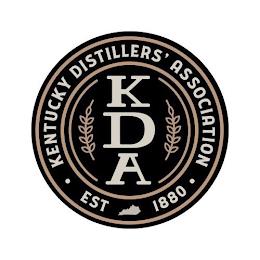 · KENTUCKY DISTILLERS' ASSOCIATION · EST 1880 KDA 1880 KDA trademark