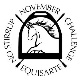 NO STIRRUP NOVEMBER CHALLENGE EQUISARTE trademark