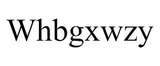 WHBGXWZY trademark