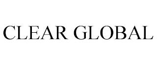 CLEAR GLOBAL trademark