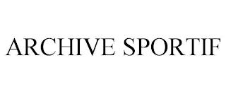 ARCHIVE SPORTIF trademark