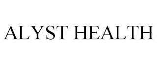 ALYST HEALTH trademark