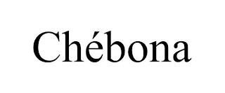 CHÉBONA trademark