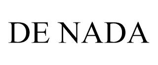 DE NADA trademark