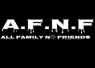 A.F.N.F. ALL FAMILY NO FRIENDS trademark