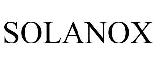 SOLANOX trademark