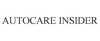 AUTOCARE INSIDER trademark