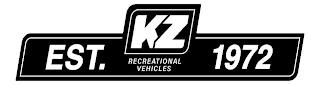 KZ RECREATIONAL VEHICLES EST. 1972 trademark