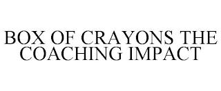 BOX OF CRAYONS THE COACHING IMPACT trademark