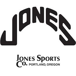 JONES JONES SPORTS CO. PORTLAND OREGON trademark