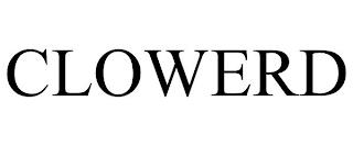 CLOWERD trademark