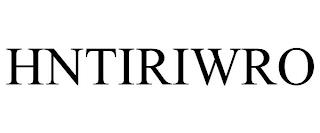 HNTIRIWRO trademark