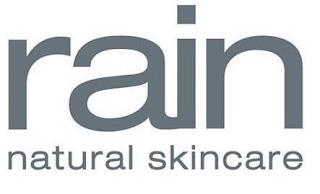 RAIN NATURAL SKINCARE trademark