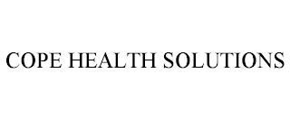 COPE HEALTH SOLUTIONS trademark