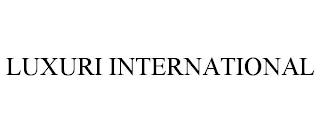 LUXURI INTERNATIONAL trademark