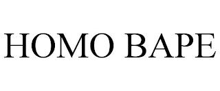 HOMO BAPE trademark