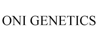 ONI GENETICS trademark