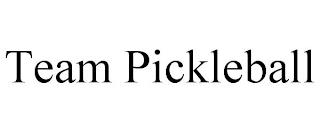 TEAM PICKLEBALL trademark