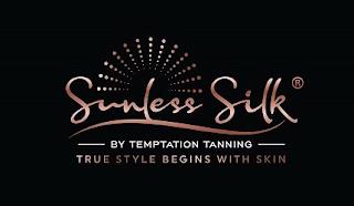 SUNLESS SILK BY TEMPTATION TANNING TRUE STYLE BEGINS WITH SKIN trademark