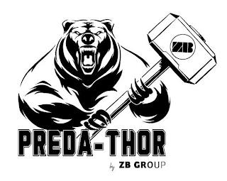 ZB PREDA-THOR BY ZB GROUP ZB trademark