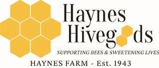 HAYNES HIVEGOODS SUPPORTING BEES & SWEETENING LIVES HAYNES FARM - EST. 1943 trademark