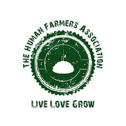 THE HUMAN FARMERS ASSOCIATION LIVE LOVE GROW trademark